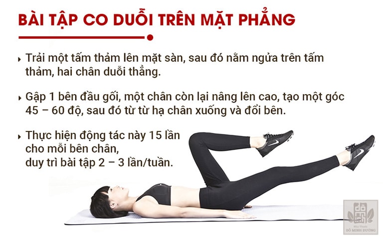 Bài tập chữa thoái hóa khớp gối, phục hồi chức năng cũng được nhiều người áp dụng