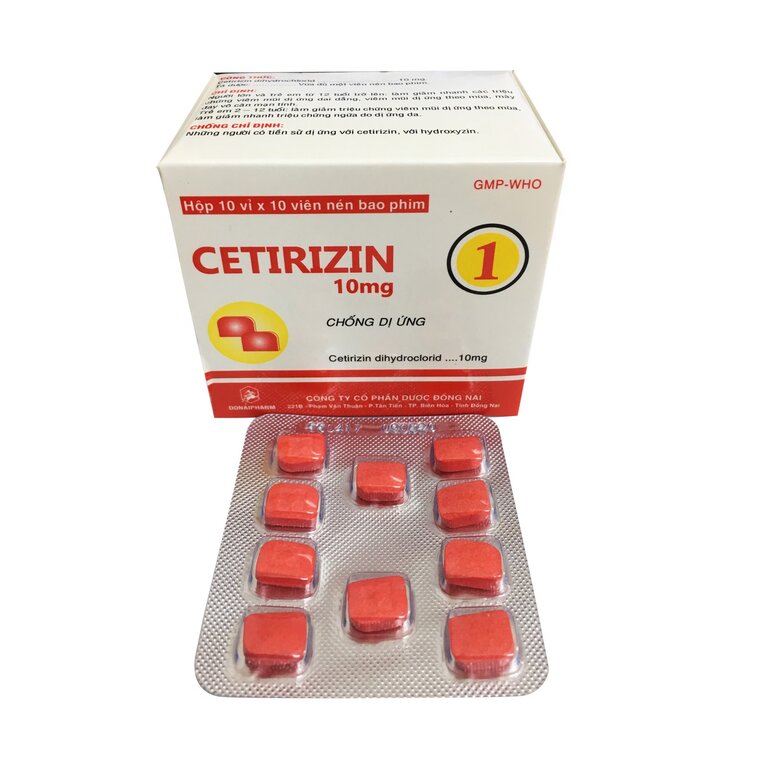 Thuốc Cetirizin – Thuốc kháng histamin H1