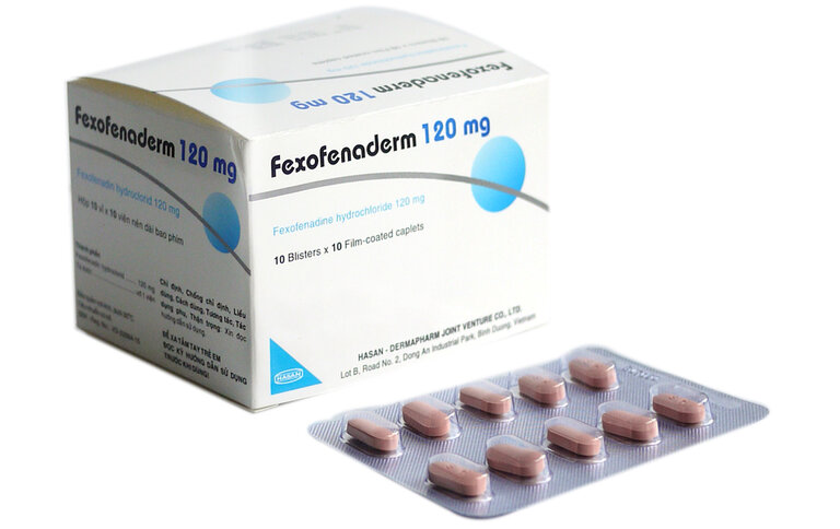 Thuốc chữa dị ứng mề đay Fexofenadine