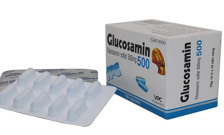 Glucosamine là loại thuốc được bác sĩ khuyến khích bổ sung khi bị thoái hóa khớp gối