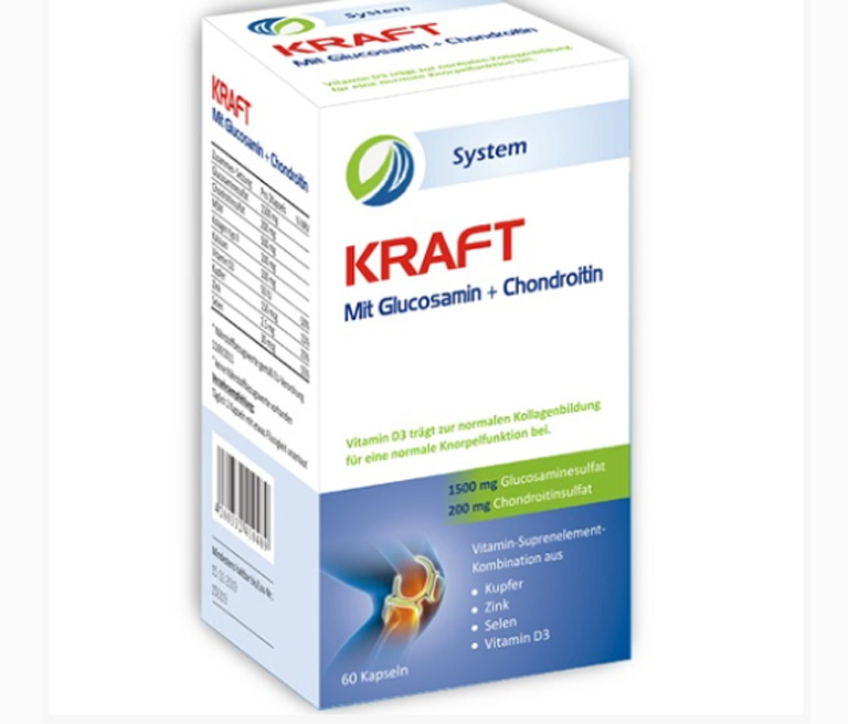 Thuốc chữa đau nhức xương khớp Kraft Glucosamin + Chondroitin