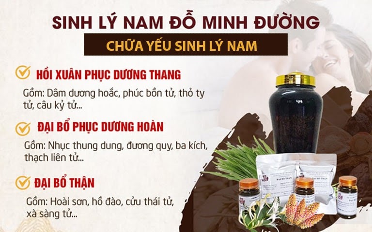 Sinh Lý Nam Đỗ Minh - Chữa yếu sinh lý hiệu quả