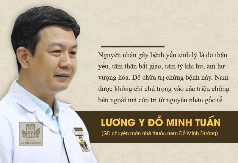 Lương y Tuấn chia sẻ nguyên nhân gây yếu sinh lý