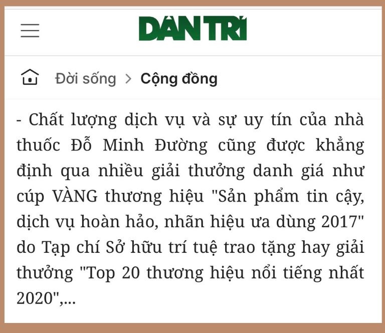 Chất lượng dịch vụ khám điều trị tại đơn vị được báo đánh giá cao