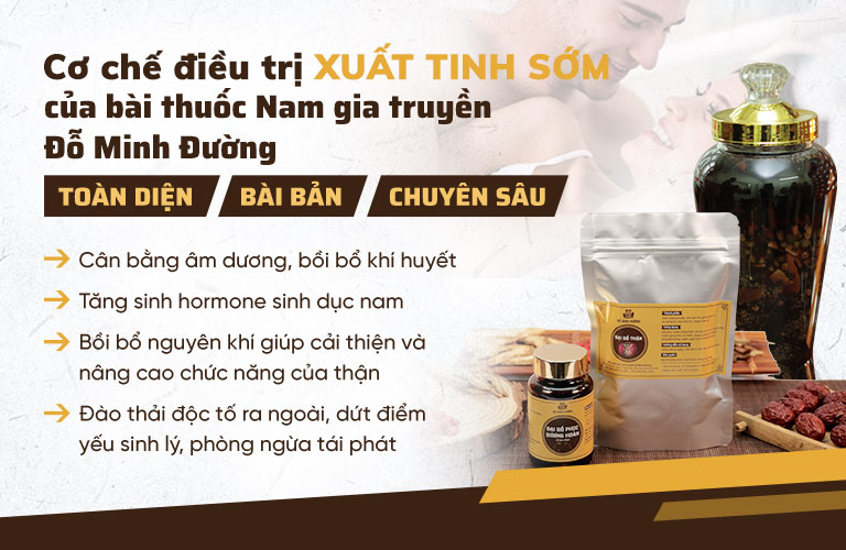 Sinh Lý Nam Đỗ Minh - Bài thuốc điều trị dứt điểm yếu, xuất tinh sớm hiệu quả