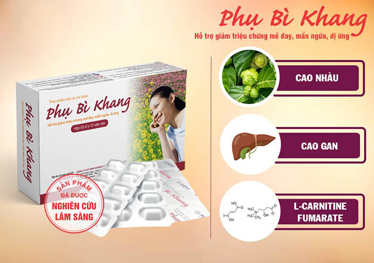 Thuốc trị mề đay Phụ Bì Khang