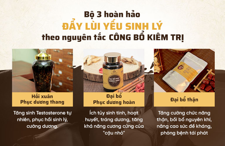 Sinh Lý Nam Đỗ Minh chữa dứt điểm yếu sinh lý theo nguyên tắc công kiêm bổ trị