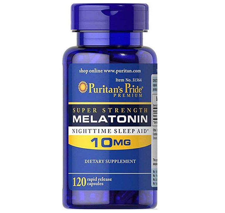 Viên uống Puritan’s Pride Super Strength Melatonin 10mg