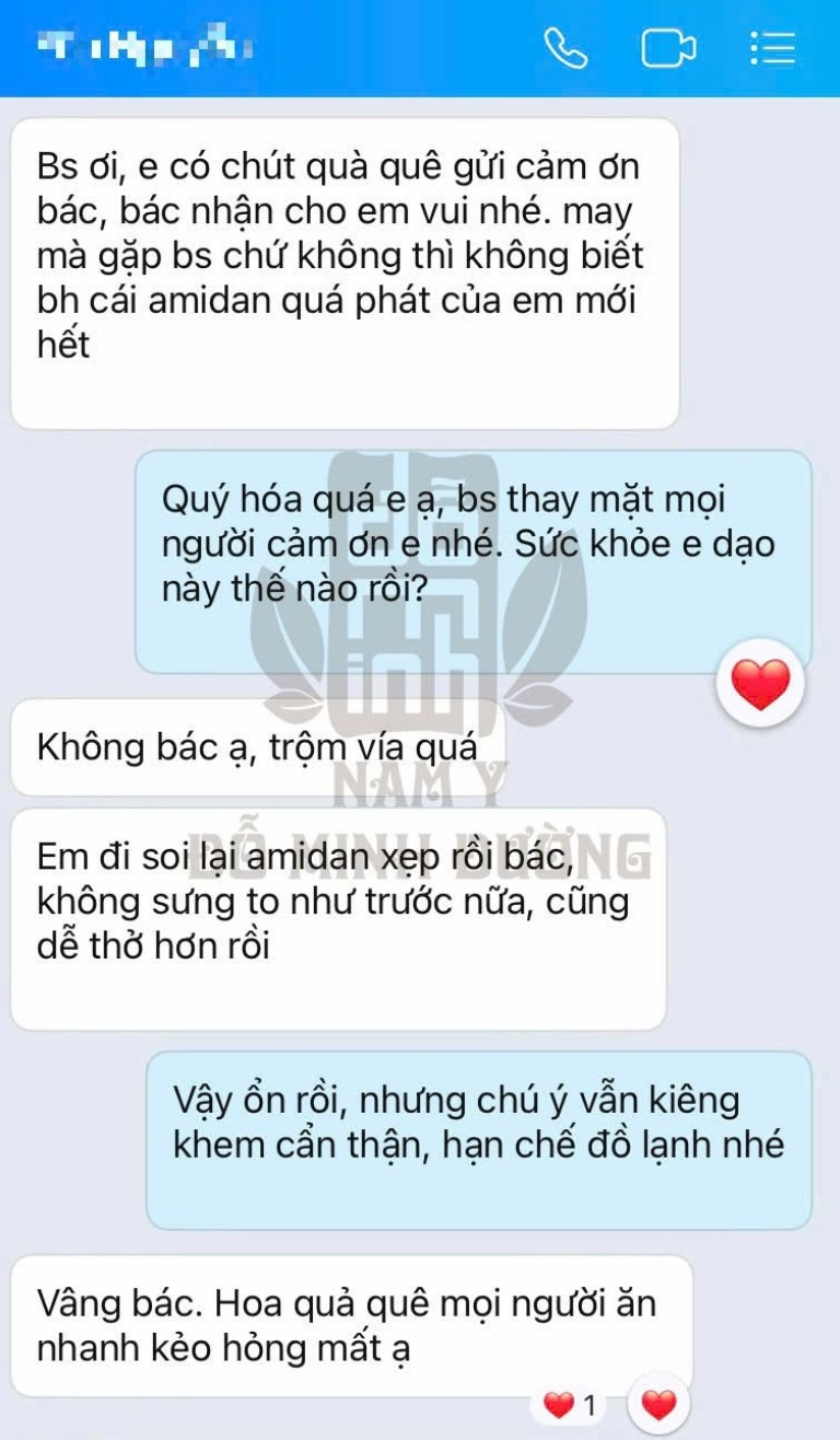 Bệnh nhân phản hồi