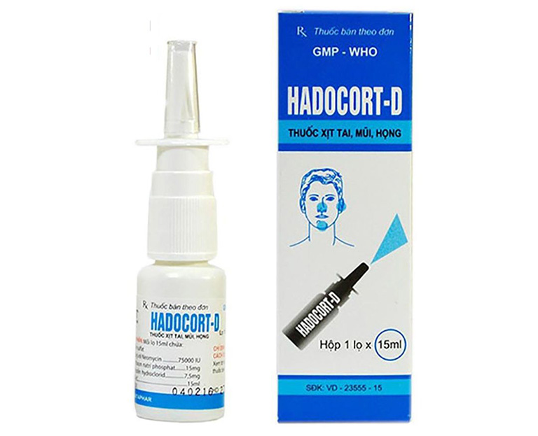 Thuốc trị viêm mũi dị ứng dạng xịt Hadocort