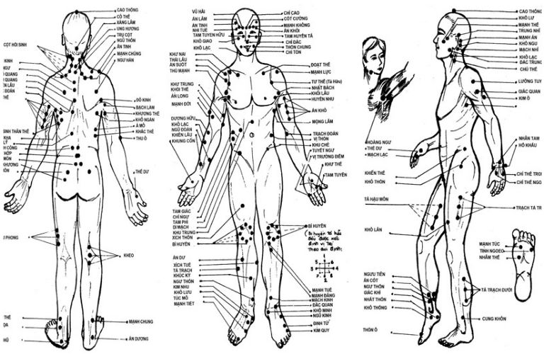 Các vị trí huyệt đạo trên cơ thể kích thích ham muốn