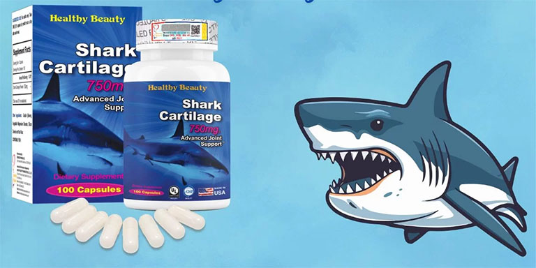 viên uống sụn cá mập của Mỹ Shark Cartilage 750mg Healthy Beauty