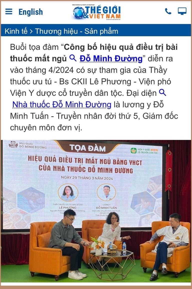 Buổi tọa đàm có sự tham gia của các chuyên gia đầu ngành