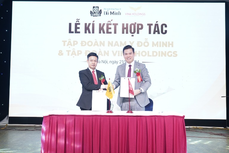 Đỗ Minh Đường ký kết hợp tác chiến lược cùng Tập Đoàn Vina Holdings