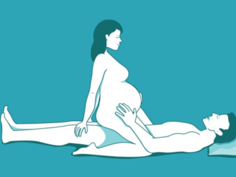 tư thế quan hệ cưỡi ngựa khi mang thai