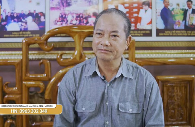 Chú Nguyễn Việt Hoàng (60 tuổi, Hải Phòng) bị đau dạ dày từ khoảng năm 2011 – 2012
