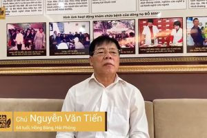 Chú Tiến điều trị vôi hóa cột sống tại Đỗ Minh Đường