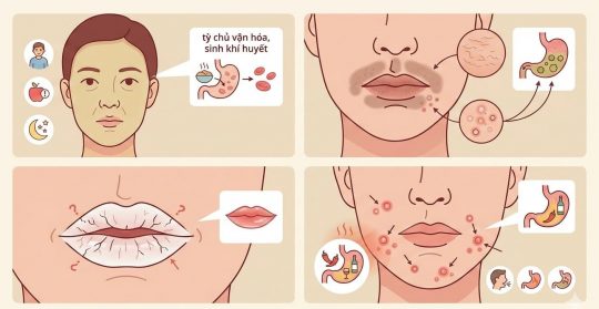 Nhìn Mặt Bắt Bệnh - 4 Dấu Hiệu Cảnh Báo Dạ Dày Suy