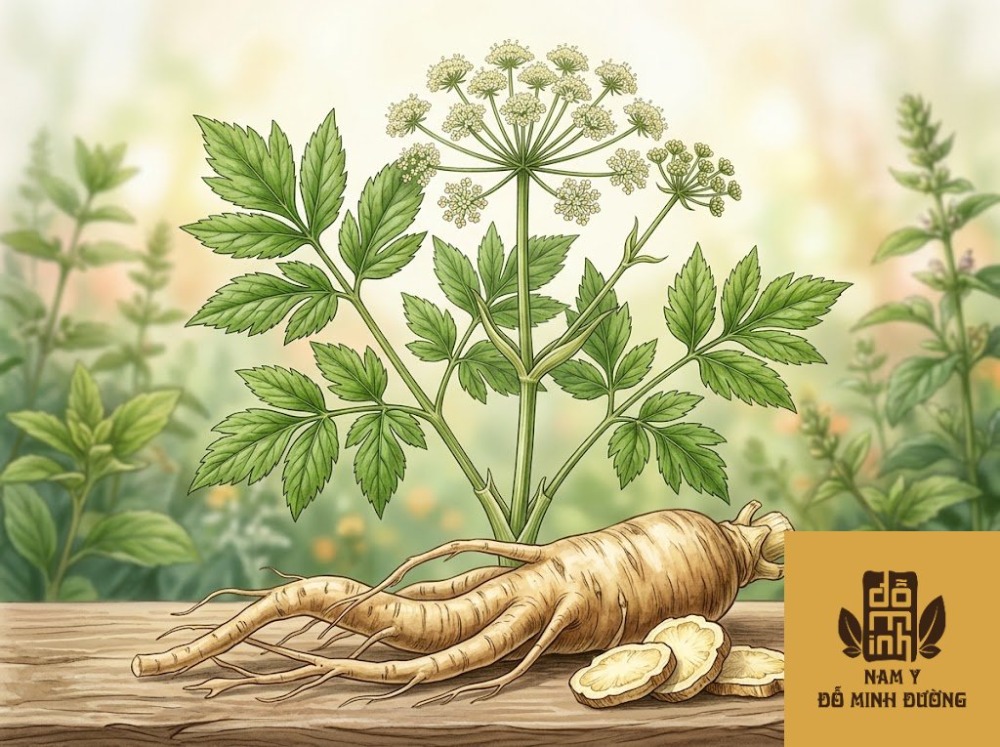 cây bạch chỉ trị thoái hóa khớp