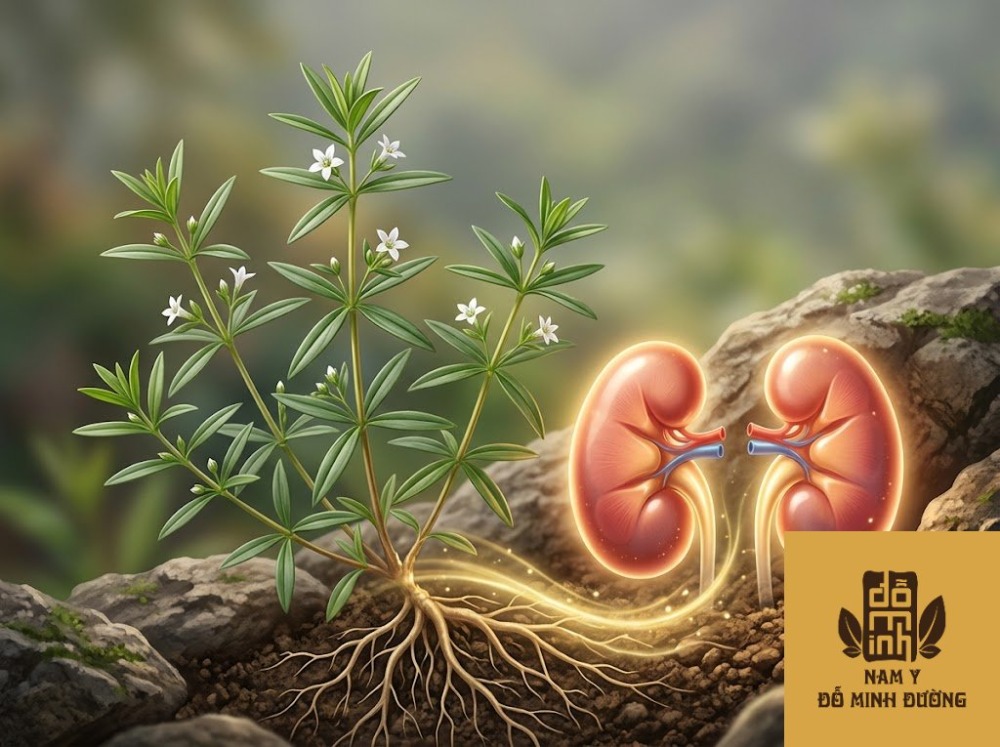 cây bạch hoa xà giúp thận khỏe mạnh