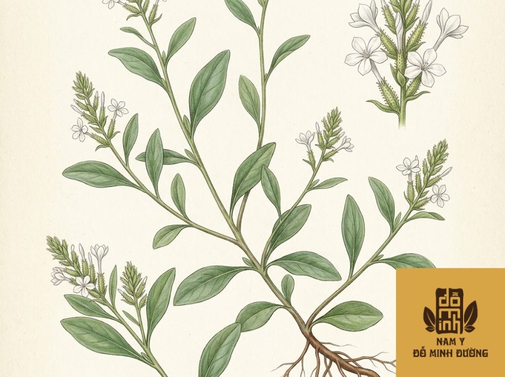 cây bạch hoa xà hỗ trợ giảm viêm cơ xương