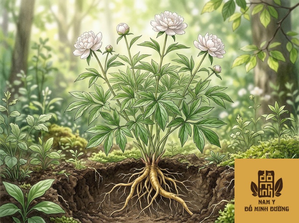 cây bạch thược chữa thận hư