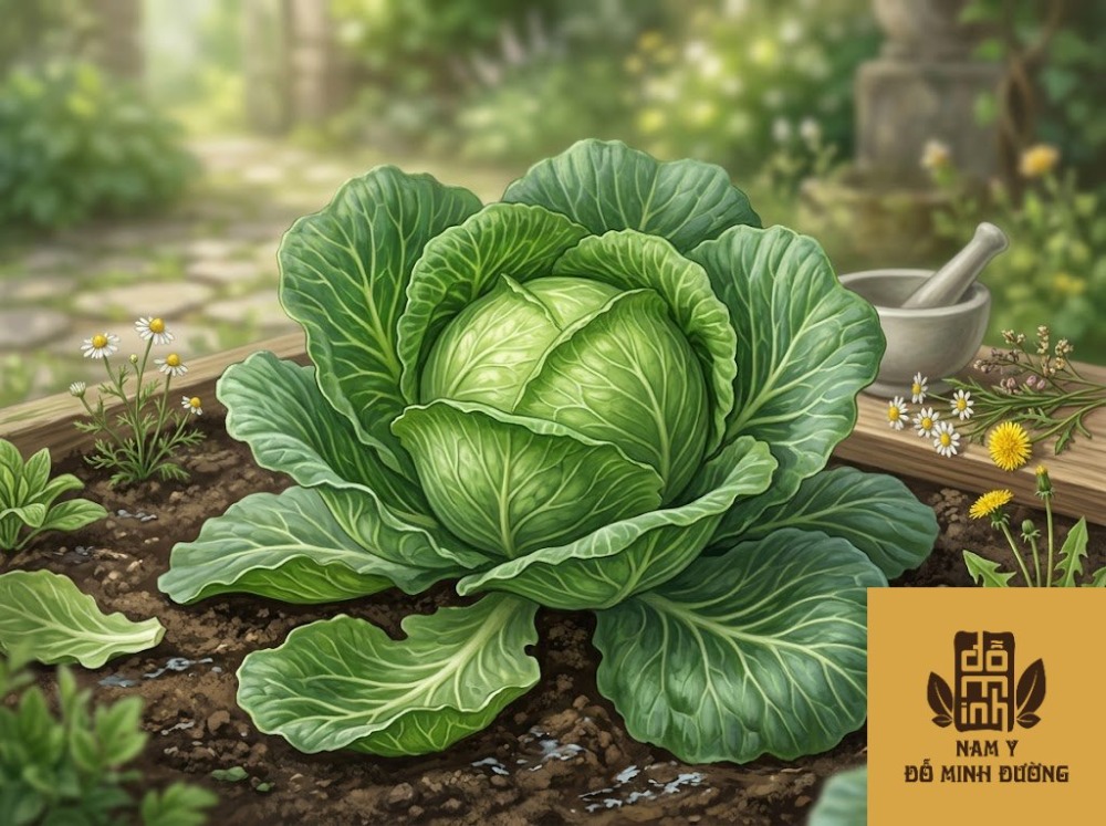 cây bắp cải hỗ trợ điều trị viêm khớp