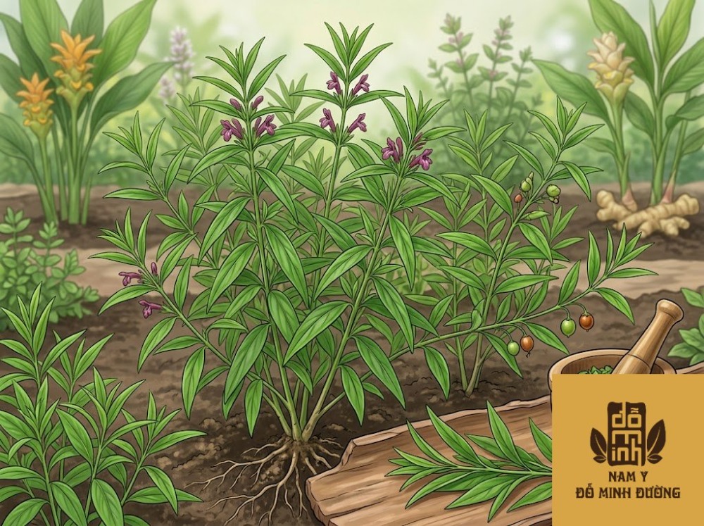 cây bìm bịp giúp giảm đau cơ bắp