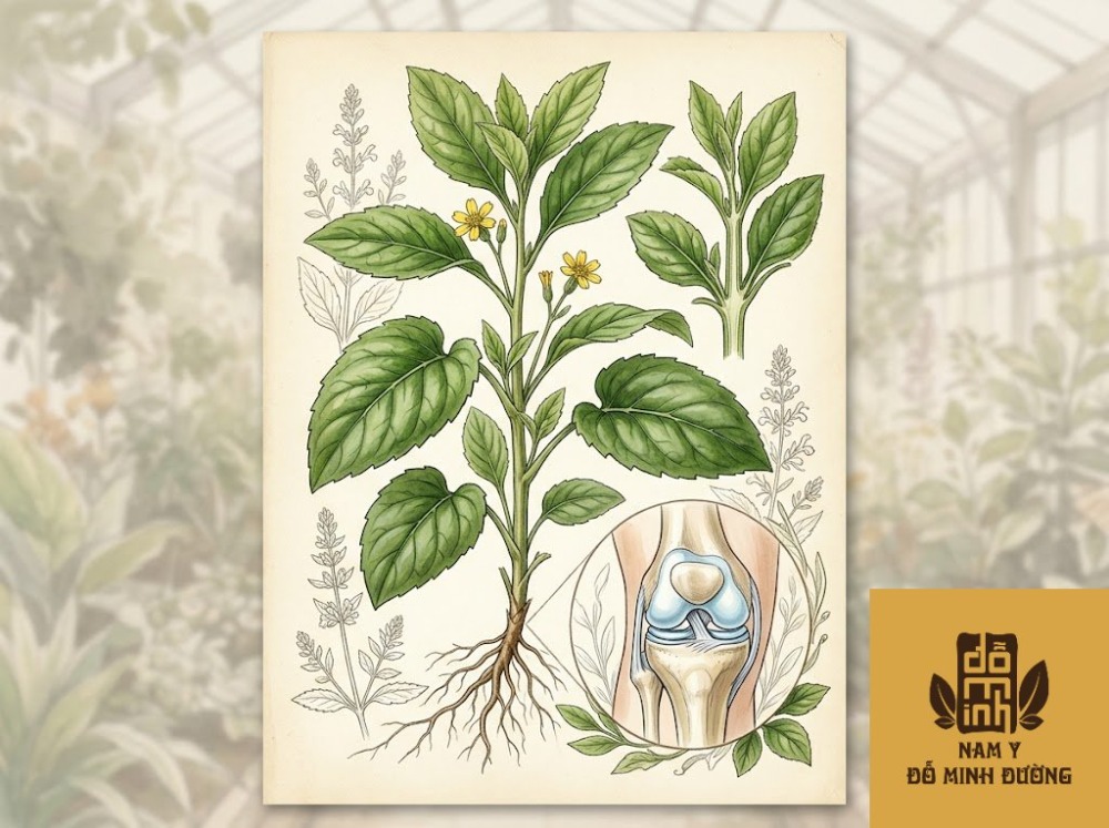 cây bột ngọt giúp phục hồi xương khớp