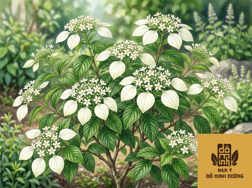 cây bướm bạc trị viêm mẩn, phong ngứa