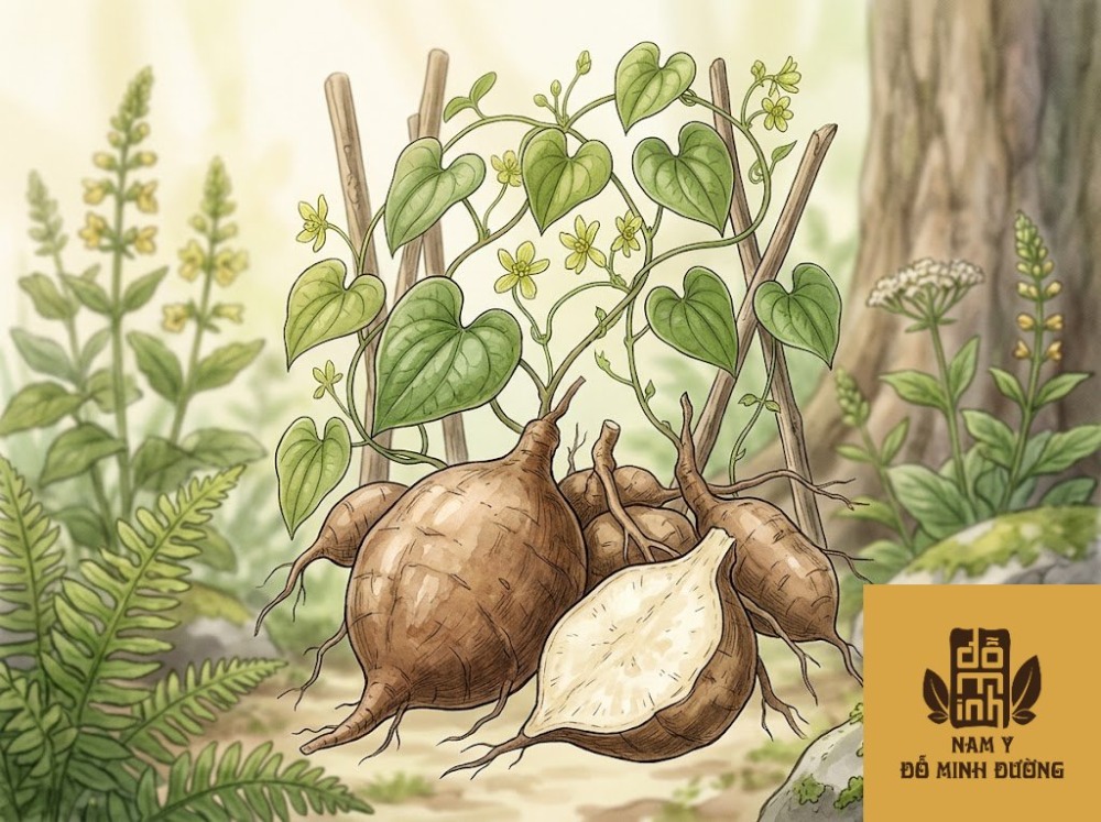cây củ mài bổ sung dinh dưỡng cho xương