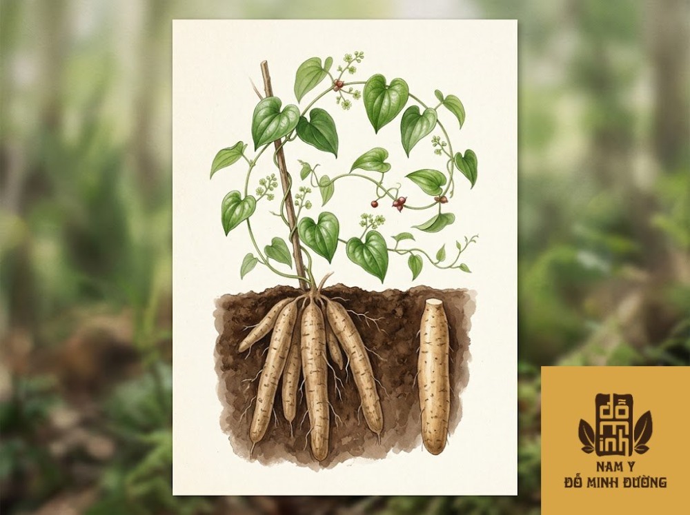 cây củ mài bổ thận