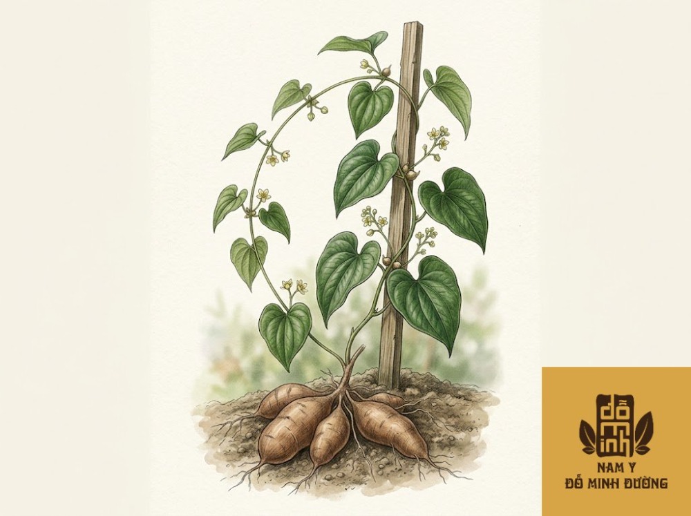 cây củ mài giúp giảm đau xương khớp