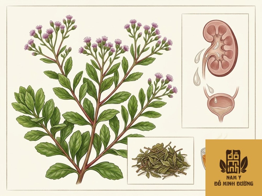 cây cúc tần giúp làm sạch thận