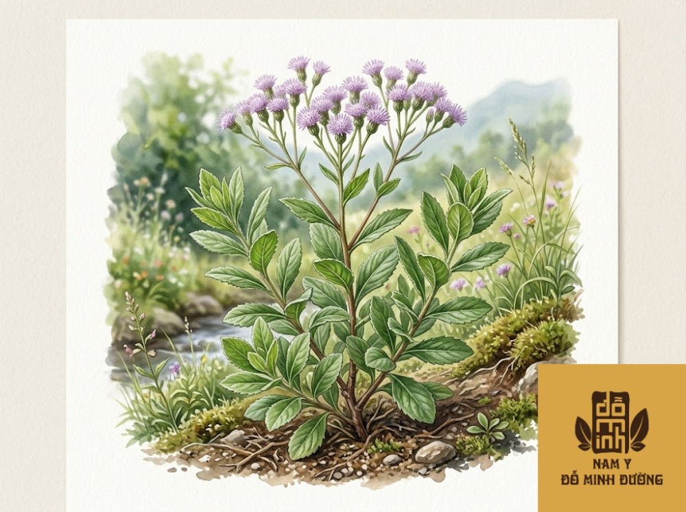 cây cúc tần trị thận yếu và sỏi thận