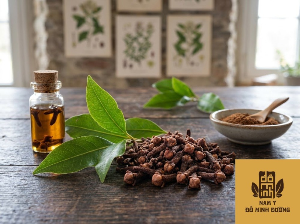 cây đinh hương giúp giảm đau xương