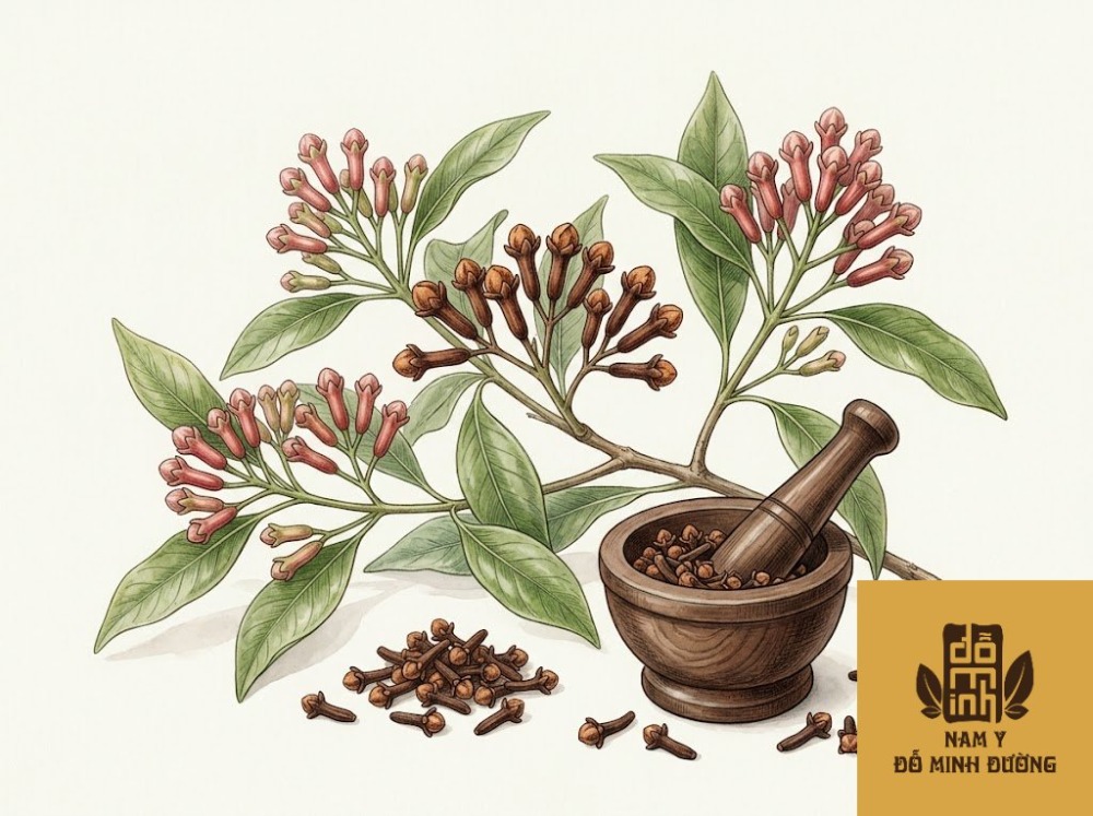 cây đinh hương trị sỏi thận