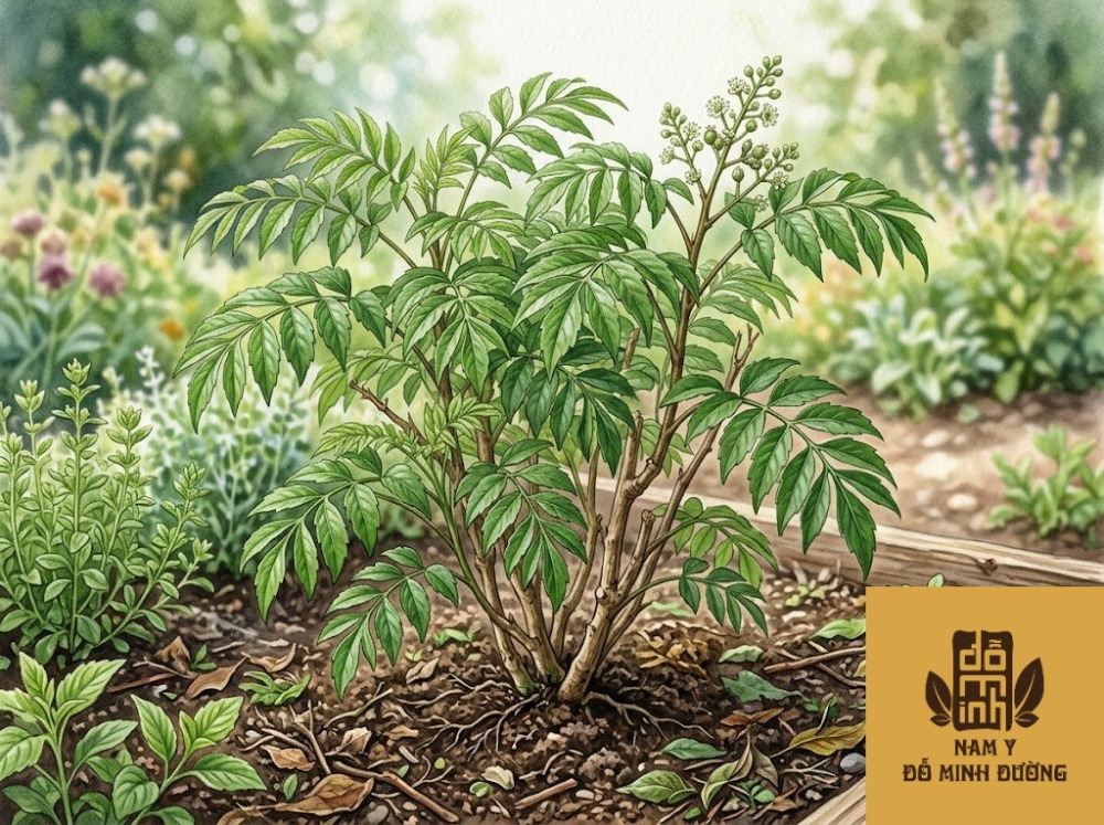 cây đinh lăng hỗ trợ chữa thoái hóa khớp