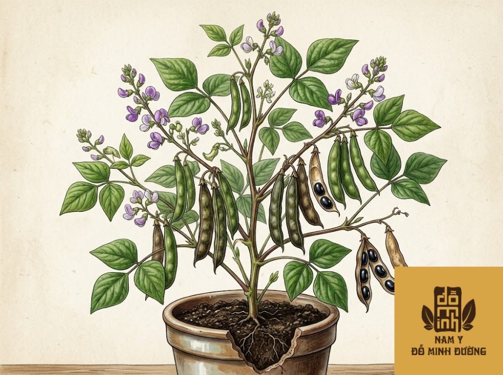 cây đỗ đen giúp lợi tiểu