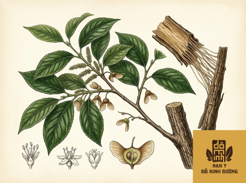 cây đỗ trọng giúp giảm viêm khớp