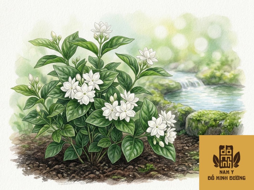 cây hoa nhài bảo vệ thận