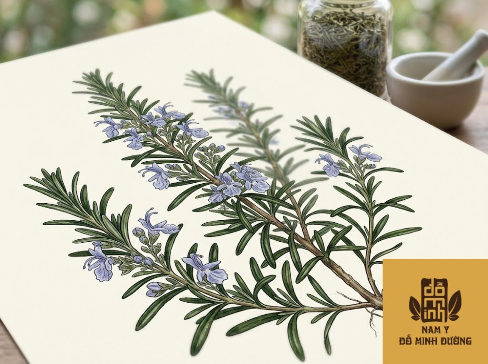 cây hương thảo hỗ trợ điều trị thận yếu