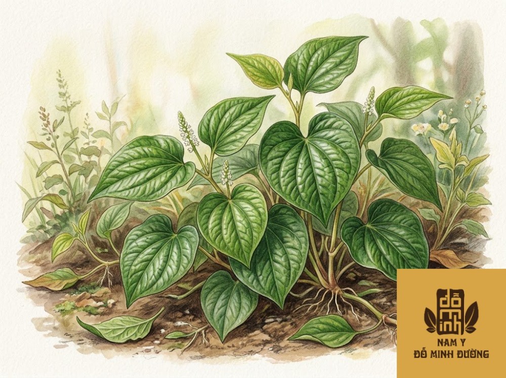 cây lá lốt chữa thận yếu