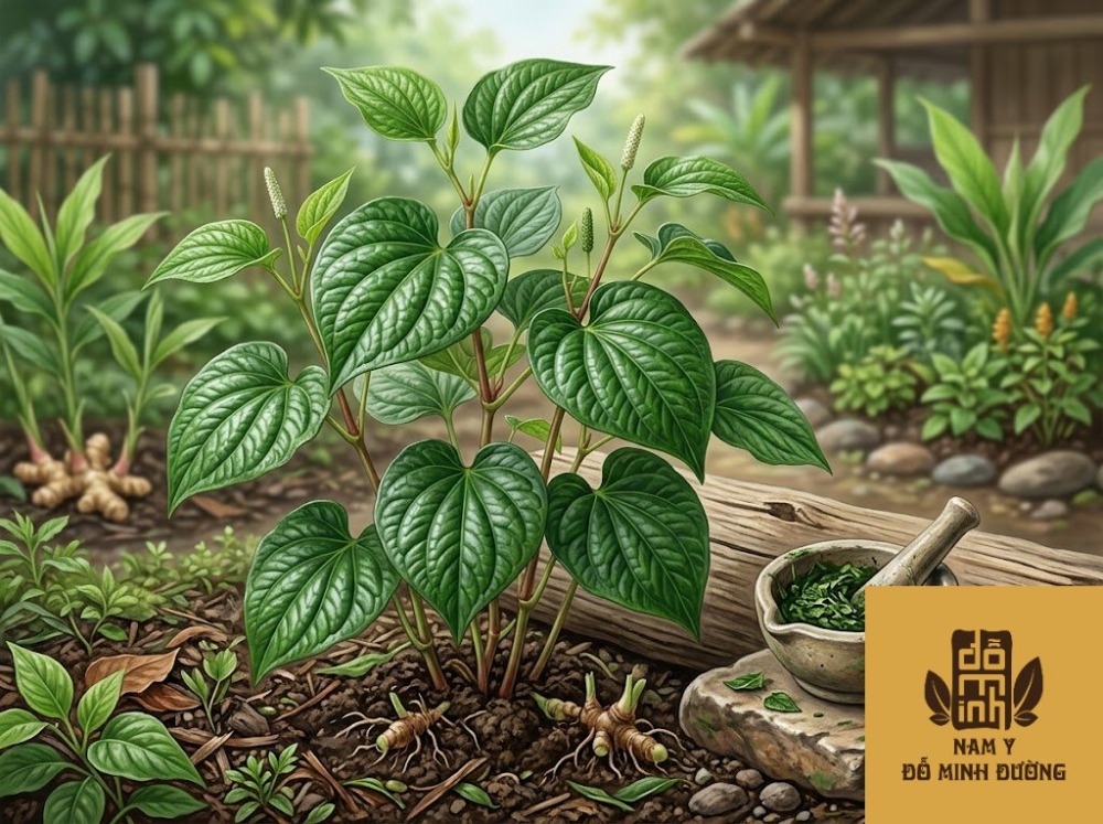 cây lá lốt giúp giảm đau khớp