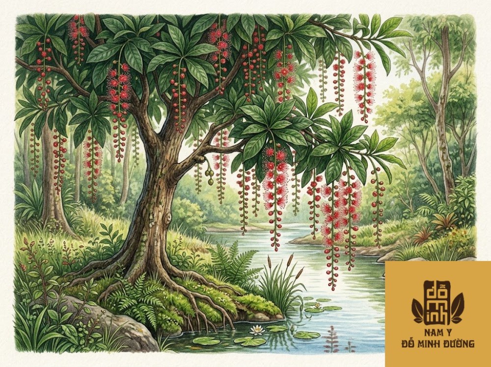 cây lộc vừng trị thoái hóa khớp