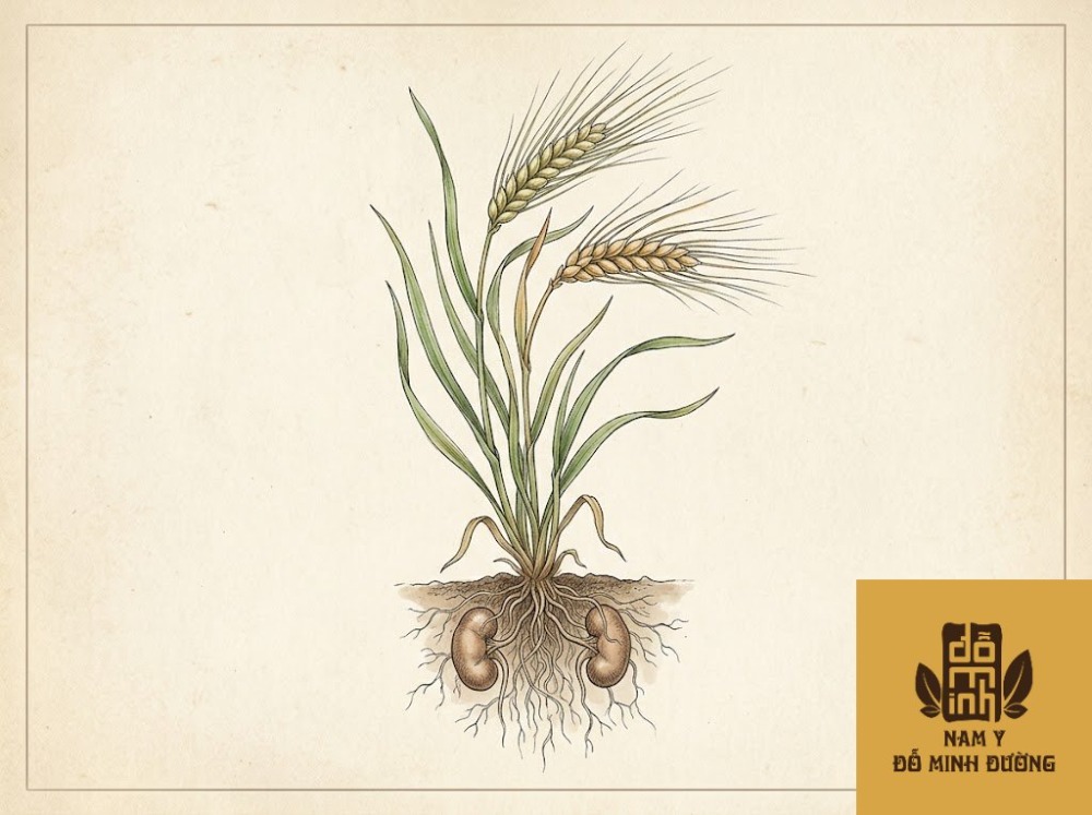 cây lúa mạch bổ thận