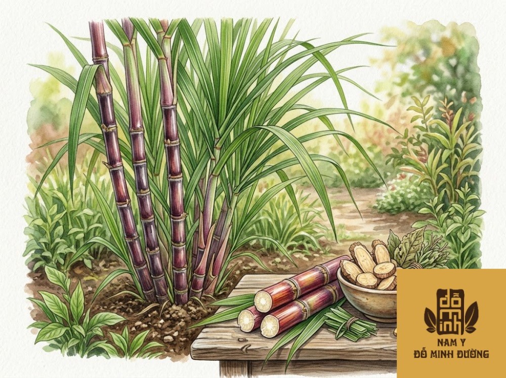 cây mía lau giúp giảm đau lưng