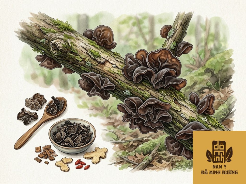 cây mộc nhĩ chữa đau cơ khớp