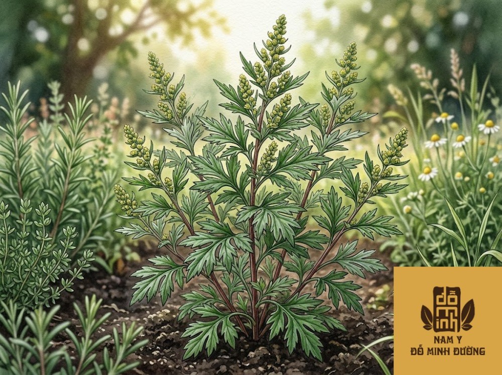 cây ngải cứu chữa thoái hóa khớp