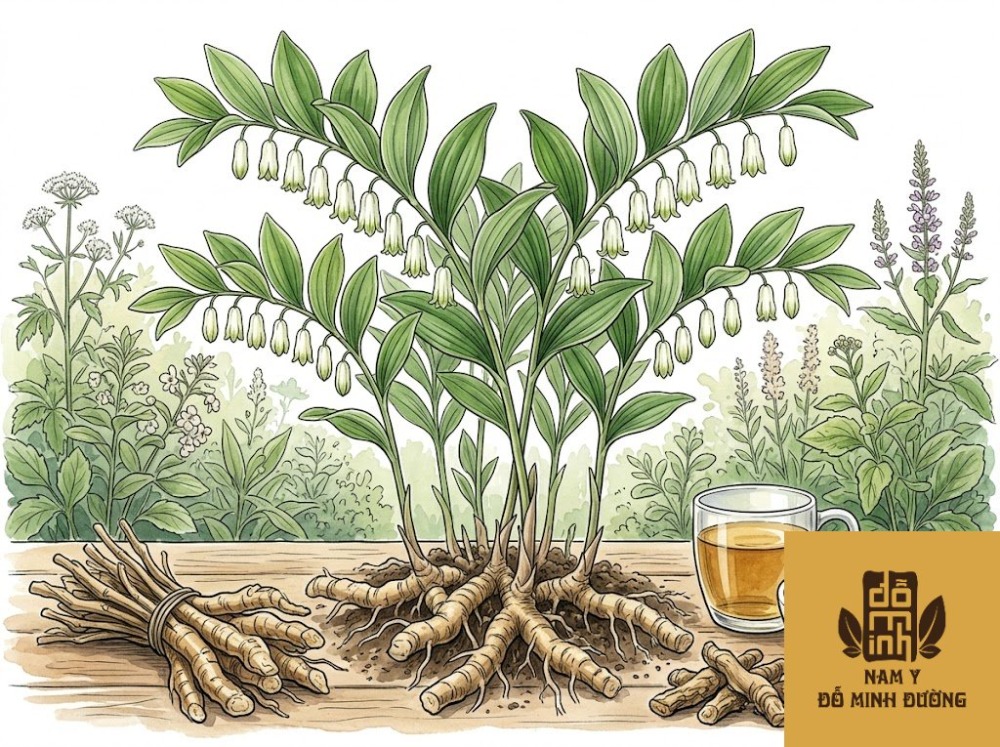 cây ngọc trúc giúp giảm đau cơ bắp